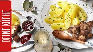 Köttbullar schnell und einfach selber machen 🍴  REWE Deine Küche [upl. by Gytle]