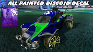 All NEW Painted Black Market Decal quotDISCOIDquot  Rocket League [upl. by Valera898]