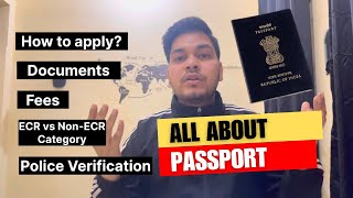 Passport Apply Online 2024  Complete Guide For Passport  Passport kaise banaye  ECR vs NonECR [upl. by Michaelina]