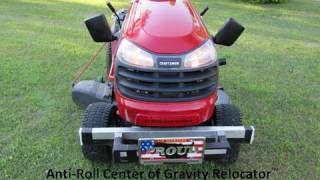 My 10 Lawn Tractor Modifications including a Center of Gravity ReLocator [upl. by Sofko]