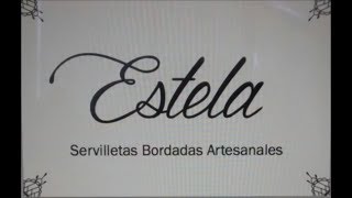 Servilletas Deshiladas  Estela [upl. by Aerdnat]