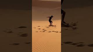 sandboarding dubaidesert [upl. by Enicul]