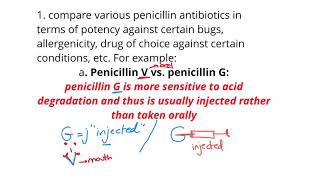 Mnemonic for penicillin V vs Penicillin G [upl. by Katzman192]