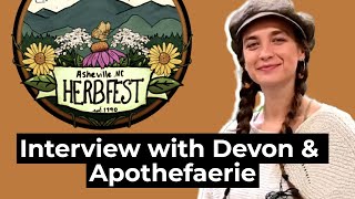 Asheville Herb Fest Mini Interviews and Vlog with Aphothefaeire [upl. by Akirahs]