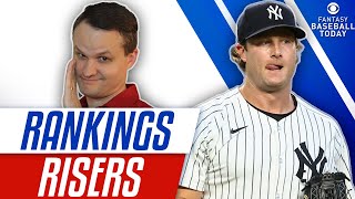 2 HUGE Starting Pitcher Returns Plus Rankings RISERS amp FALLERS  Fantasy Baseball Advice [upl. by Llerad]