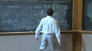 Lecture 5 Operators and the Schrödinger Equation [upl. by Edlun]