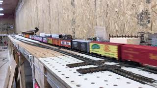 EXTREMELY FAST AND LONG HO SCALE TRAIN [upl. by Dixon]