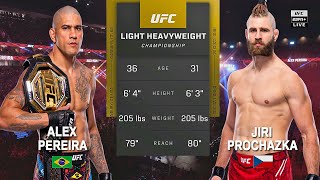 Alex Pereira vs Jiri Prochazka 2 Full Fight  UFC 303 [upl. by Bach]