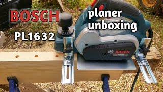 Bosch corded 3 14 hand planer pl1632 unboxing part one [upl. by Gilberto]