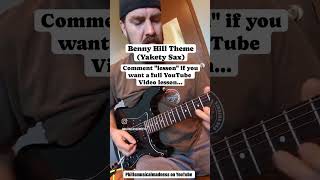 Benny Hill Theme Song Yakety Sax Chet Atkins guitar guitarist comedymusic guitarplayer [upl. by Einnus]