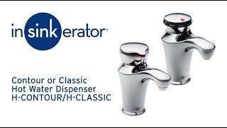 Instant Hot Water Dispenser  Contour and Classic  InSinkErator [upl. by Ranique]