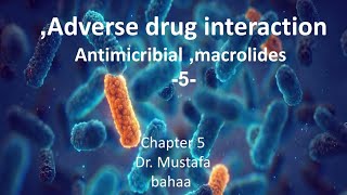 drug interaction Antimicribial macrolides5 [upl. by Brena]