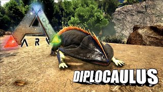 Taming A Diplocaulus  Ark Survival Evolved  The Island [upl. by Genevieve354]