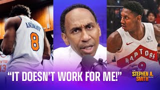 “It DOESN’T work for me” Stephen A breaks down Knicks Raptors trade [upl. by Refiffej20]