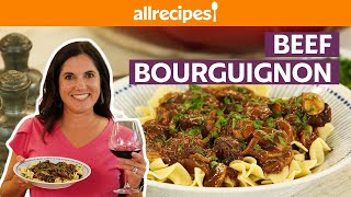 How to Make Beef Bourguignon  Get Cookin  Allrecipescom [upl. by Nyrhtakyram]