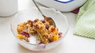 Baked Apple Crisp with Easy Crumble Topping [upl. by Nylissej925]