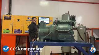 JG843 YORK KOMPRESÖR KAPASİTELİ ÇALIŞTIRMA TESTİYORK COMPRESSOR RUNNING TEST 0600 [upl. by Nosille]