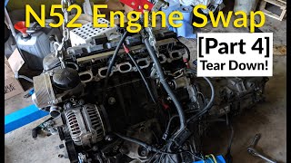 Full Teardown  Disassembly of BMW N52B25 Engine N52 Engine Swap Part 4 [upl. by Sufur]