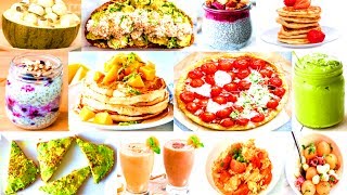 10 Recetas de Desayunos Fáciles Rápidos Ligeros Sanos Nutritivos y Super Ricos [upl. by Bullen941]