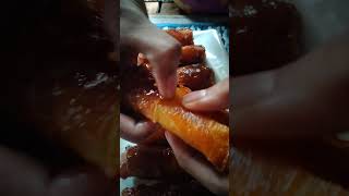 Meryenda Tayo Ng turon na malagkit o turonkit meryenda satisfying yummy short [upl. by Harv]