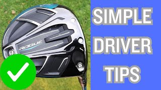 2 SIMPLE DRIVER TIPS FOR MORE DISTANCE [upl. by Alcine]