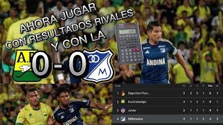 Bucaramanga Vs Millonarios00AHORA JUGAR CON LOS RESULTADOS DE LOS EQUIPOS RIVALES Y CALCULADORA [upl. by Bowe]