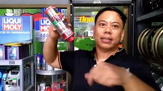 น้ำยาล้างหัวฉีด ล้างวาล์ว และเพิ่มพลังออกเทน Liqui Moly by Bcom การยาง ลำปาง [upl. by Di]