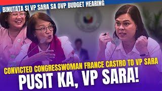 PUSIT SI VP SARA TINAWAG NI CONG CASTRO NA PUSIT SI VP SARA VP SARA TO CONG CASTRO CONVCITED KA [upl. by Arodoeht]