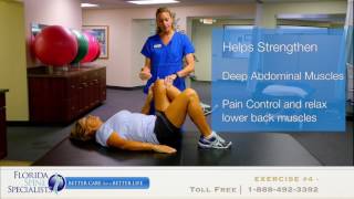 4 Exercises For Lower Back Pain Relief  Florida Spine Specialists [upl. by Eusadnilem804]