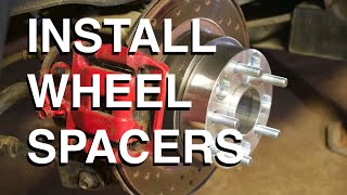 How to PROPERLY Install Wheel Spacers [upl. by Romalda]