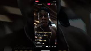 Dsav OFB does Instagram live while getting swatted in jail 🤣🤣 [upl. by Nell]