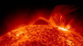 M69 class solar flare  NASA images of beautiful magnetic loops  July 8 amp 9 2012  Video Vax [upl. by Eimat852]