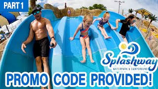 First Trip of the Summer Splashway Waterpark part 1 [upl. by Atled]