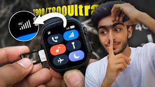 How To Insert Sim in T800T900 Ultra Smart Watch 2023  How to Put Sim Card in T900 Ultra  You Look [upl. by Fullerton402]