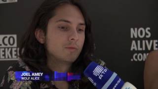 Entrevista aos Wolf Alice  NOS Alive 2016 [upl. by Yim]