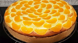 Dieser Kuchen ist so lecker dass ich ihn öfter backe Der einfachste Käsekuchen mit Mandarinen [upl. by Lunna]