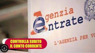 Controlla subito il tuo conto corrente regalo di Natale dallAgenzia delle Entrate [upl. by Hiamerej]