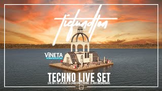 TIEFUNDTON LIVE  VINETA  TECHNO VIDEO SET [upl. by Hooke523]