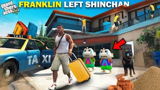 Franklin Left Shinchan amp Pinchan For House Upgrade in GTA 5 [upl. by Arenat265]