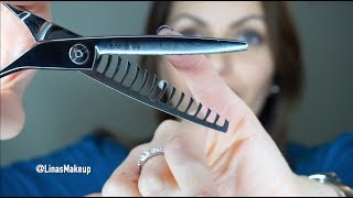 Thinning Hair with Texture Shears Thinning Shears amp Texturizing Hair My Favorite Haircutting Tools [upl. by Oirasor]