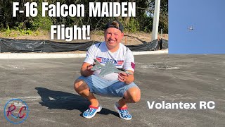 Volantex RC F16 Falcon Maiden Flight [upl. by Ronile767]