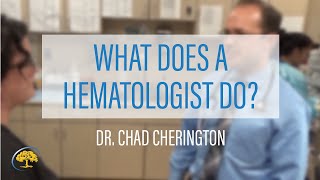 What Does a Hematologist Do  Dr Chad Cherington [upl. by Ibrek]