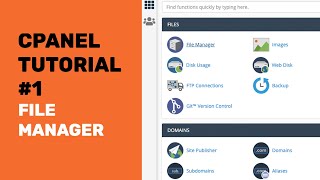 cPanel Tutorial  How To Use cPanel File Manager To upload you website and Get Your Website Online [upl. by Ennairb33]