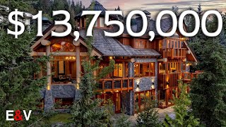 Inside This 13750000 Whistler LUXURY Ski Chalet  EV Exclusive [upl. by Anabel907]