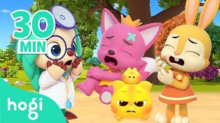 😭 Boo Boo Moments｜Ninimo is Sick  More｜Boo Boo Song for Kids｜Hogi Pinkfong [upl. by Nonaihr]