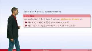 Espaces vectoriels  partie 6  application linéaire début [upl. by Hanschen]