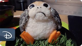 Disney Parks HowTo Make A Bento Box Magical Porg From Star Wars The Last Jedi [upl. by Marozik]