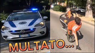 MULTATO PER UN’IMPENNATA IN BICI  SCRAPE KILLER ITALIAN TOUR [upl. by Merta]