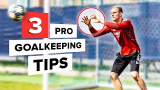 3 pro goalkeeper drills to improve your technique and handling [upl. by Sivra109]