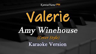 Valerie Amy Winehouse  Female Key I Cover Version Karaoke [upl. by Ariajay]